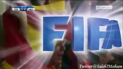 هدف آسبانيا الأول بيدرو - الأوروغواي ضد آسبانيا