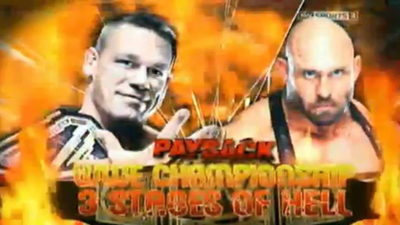 John Cena vs Ryback Three stages of Hell match