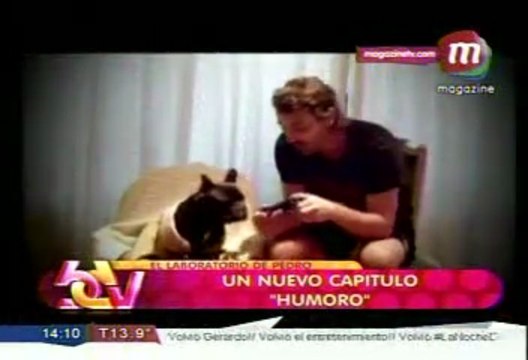 Muestran HUMORO del Laboratorio de Pedro en BDV - 14 de Junio