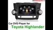 In-Dash Radio Navigation DVD Receiver for Toyota Highlander