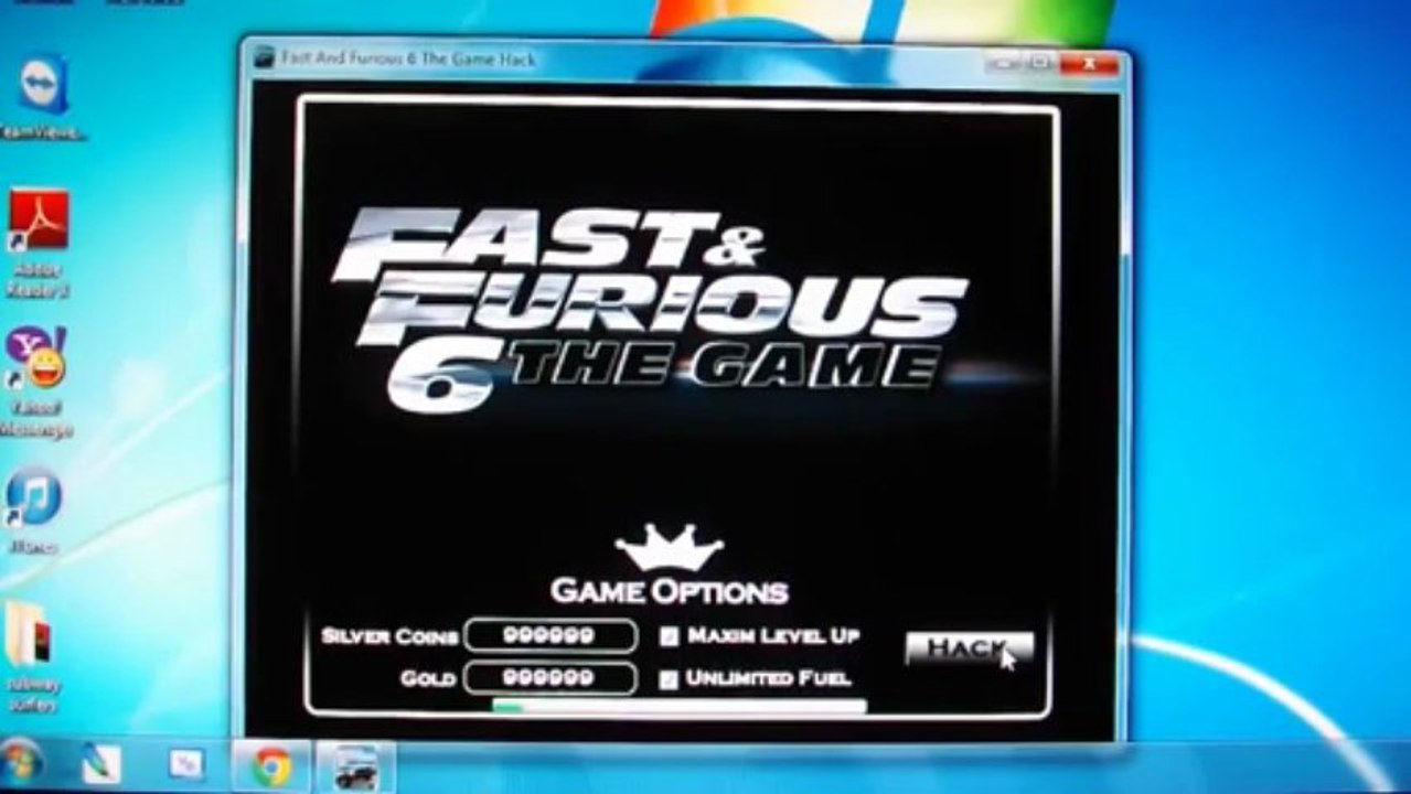 FAST and FURIOUS 6 The Game Hack Gold Silver Adder Android & iOS