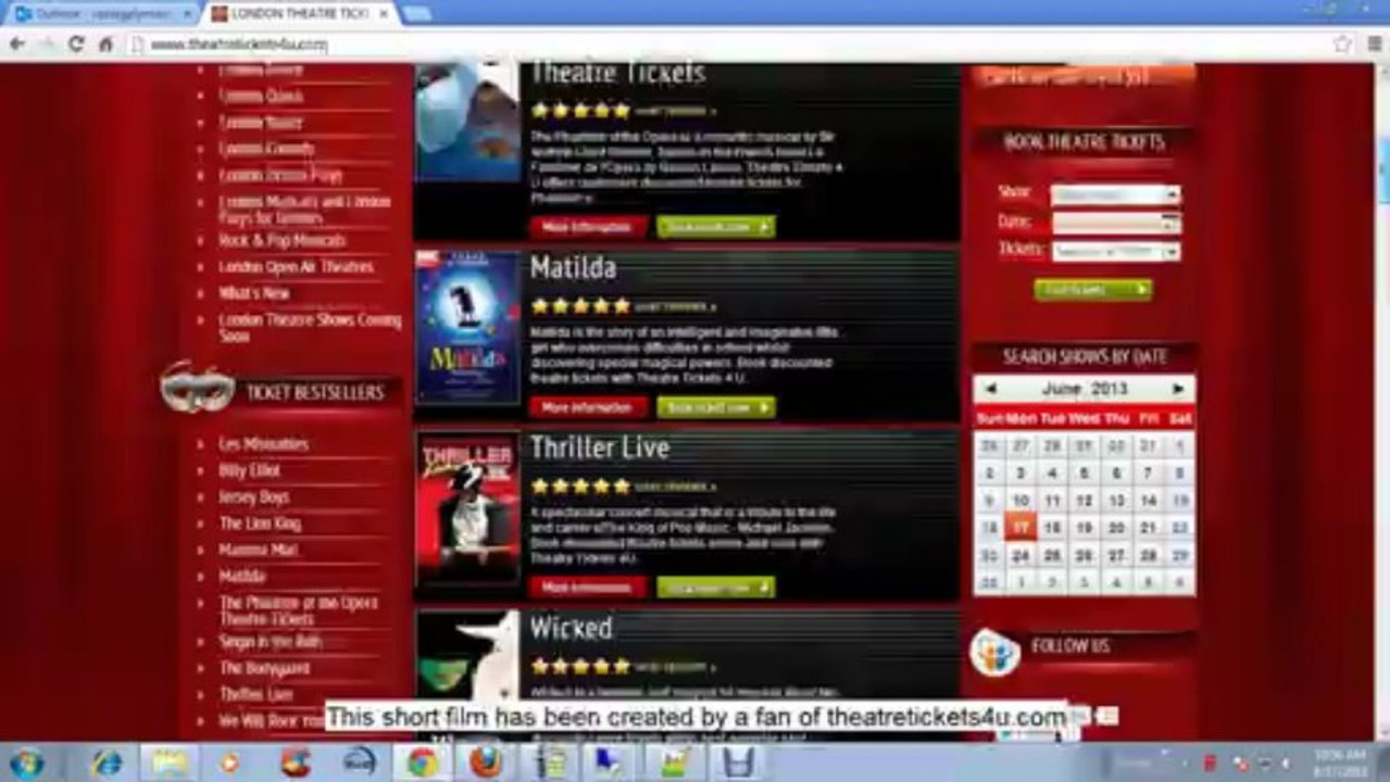 Memorable Memories in the London Theatre