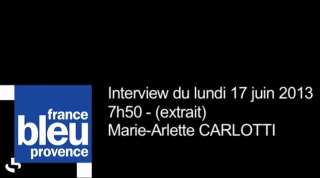 Marie-Arlette Carlotti : "ma candidature dérange à Marseille"
