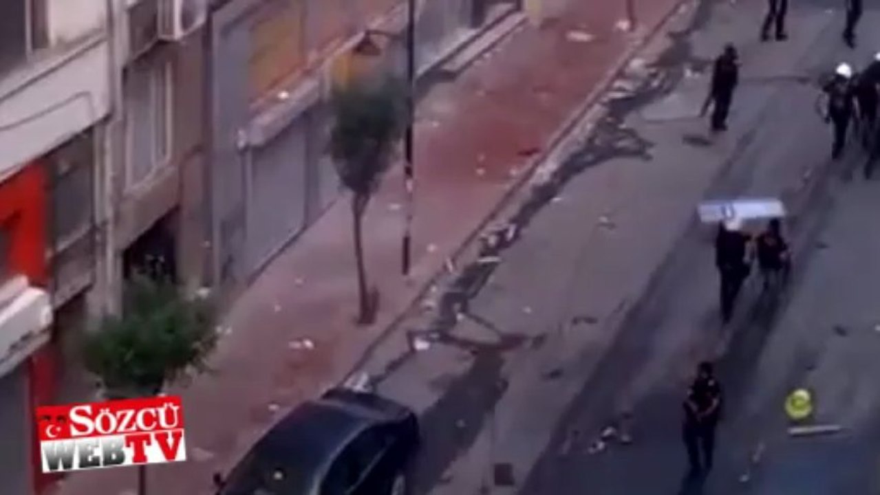 Polis vahşeti kamerada!