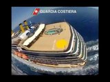 Roma - Guardia Costiera soccorso in mare in elicottero sulla 'Costa Mediterranea' (15.06.13)