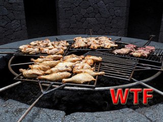 WTF BBQ Cooked On Volcano Heat
