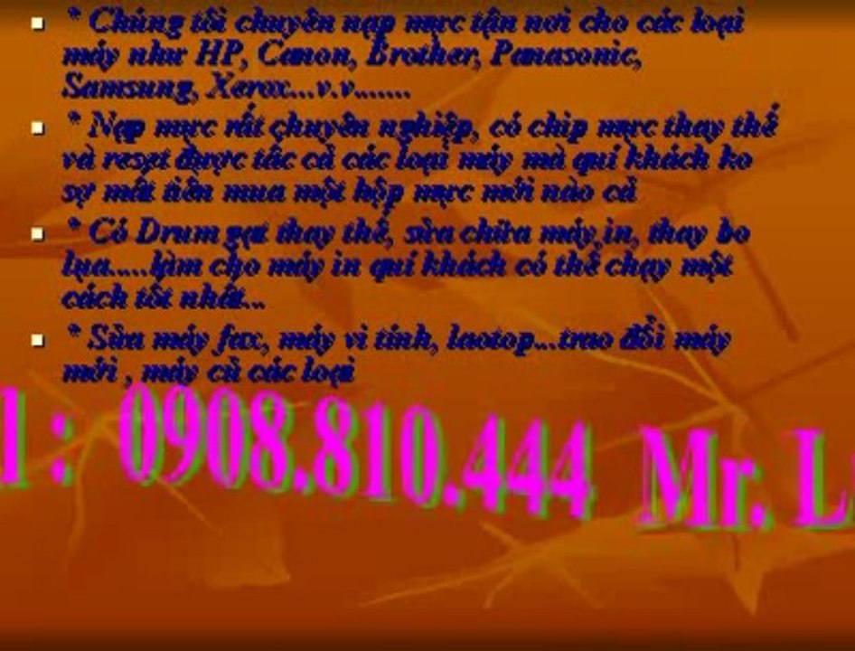 Sửa máy in ờ Tân Bình, Tân Phú, Bình Tân _ Call  0908810444