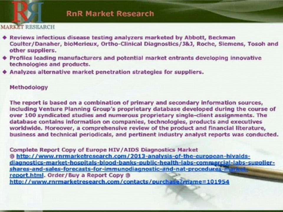 US and Europe HIV  AIDS Diagnostics Market 2013