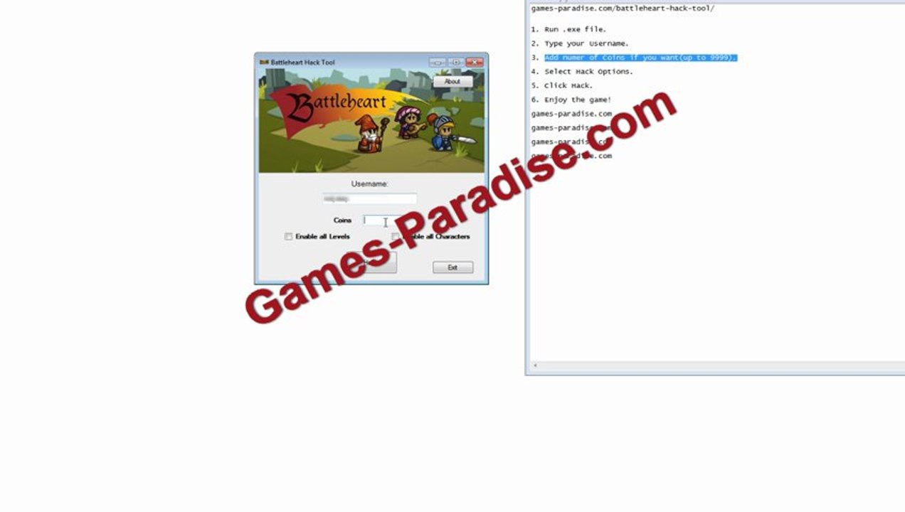 Battleheart Hack Tool