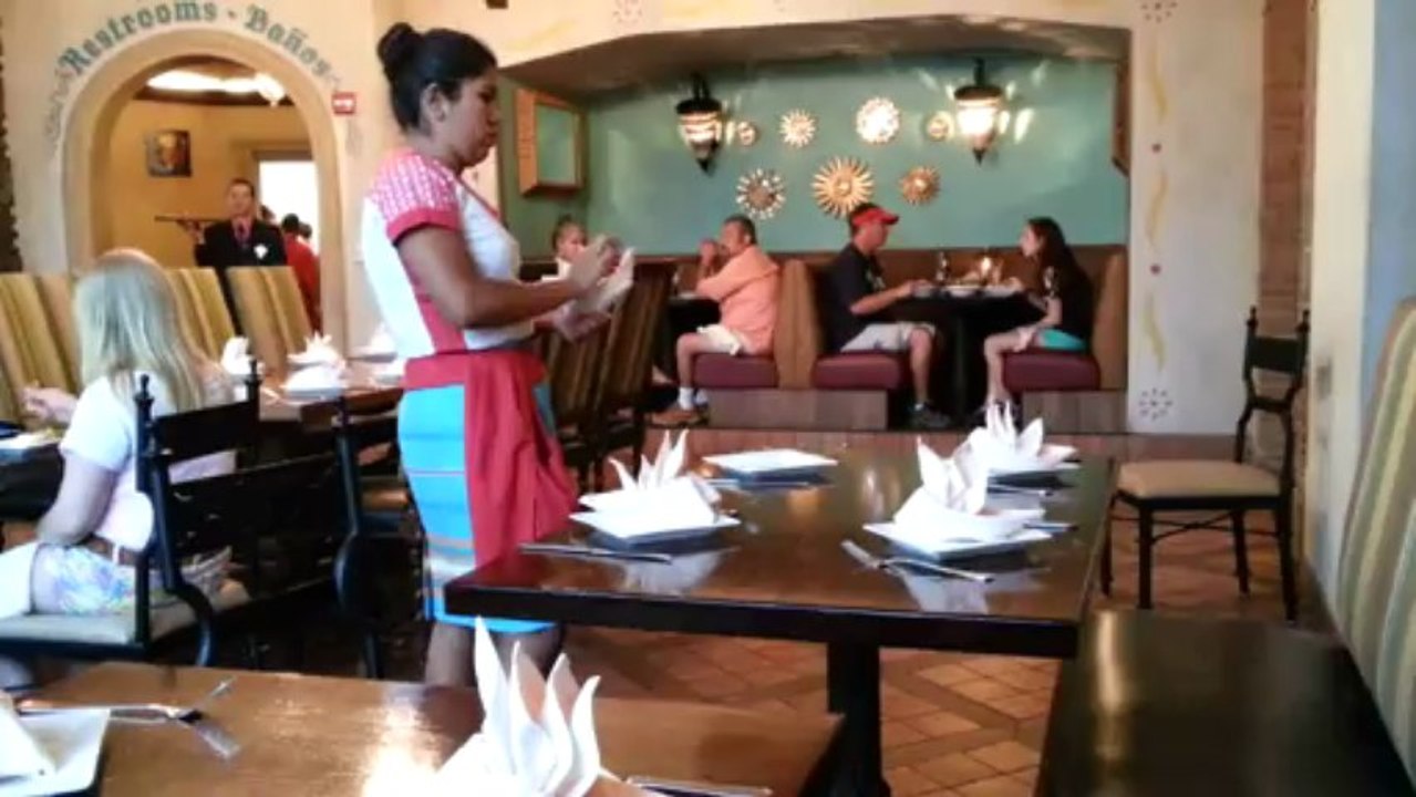 Pliage de serviettes