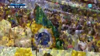 Confederaciones 2013 Brasil vs Japan  3-0. Golazo Neymar