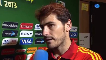 Copa Confederaciones; Iker Casillas: "He tenido la sensación de que debutaba"
