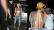 Rihanna Goes Bra-Less in Sparkly Cape Top With Pal Cara Delevingne