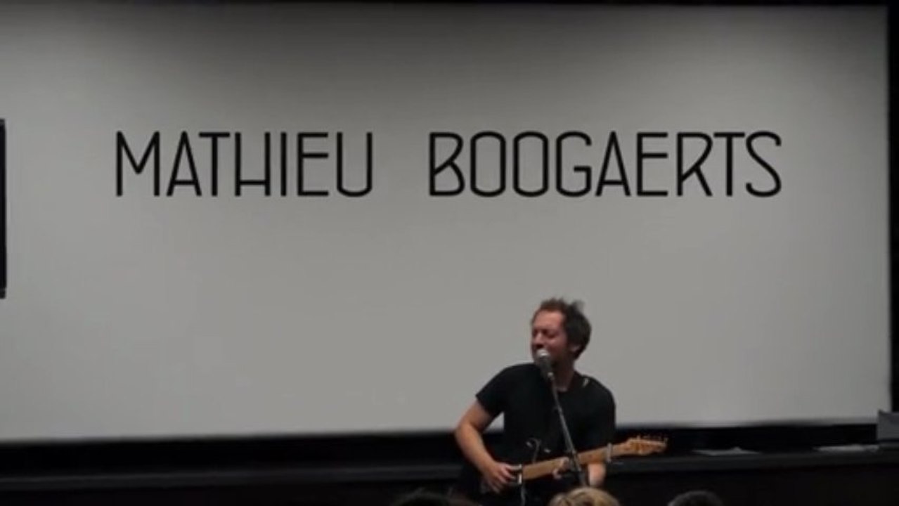 Mathieu BOOGAERTS en mini concert