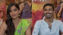 Sonam Kapoor & Dhanush Give Interview for Raanjhanaa