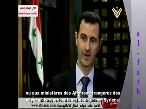 Interview exclusive du président Bachar al-Assad [Sous-Titré en Français]