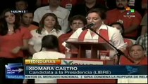 Xiomara Castro lanza candidatura en Honduras