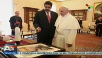 Presidente Maduro se reunió con el Papa Francisco en el Vaticano