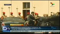 Presidente Nicolás Maduro visita al papa Francisco