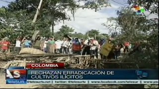 Exigen campesinos colombianos solución a problemas agrarios
