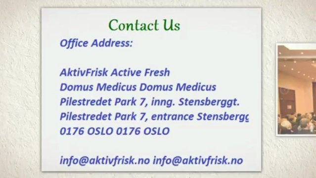 AktivFrisk | Behandling av Overvekt og Behandling av Depresjon Oslo