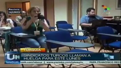 Huelga general en apoyo a protestas en Turquía