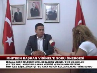 MHP DEN BAŞKAN VİDİNEL E SORU ÖNERGESİ 2