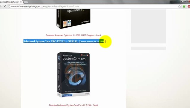 How to Install Advanced Systemcare 6 Pro v6.2.0.2552 Crack [Tutorial]