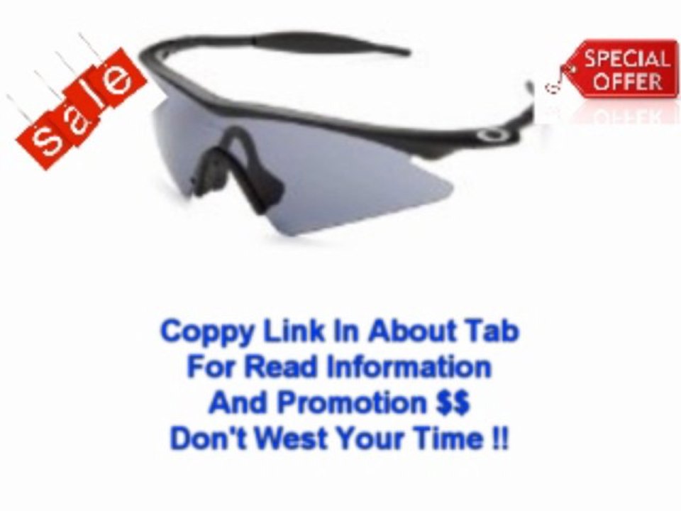 $+ Full Review Oakley Men's M Frame Sweep Sunglasses,Matte Black Frame Grey Lens,one size Best Buy#*