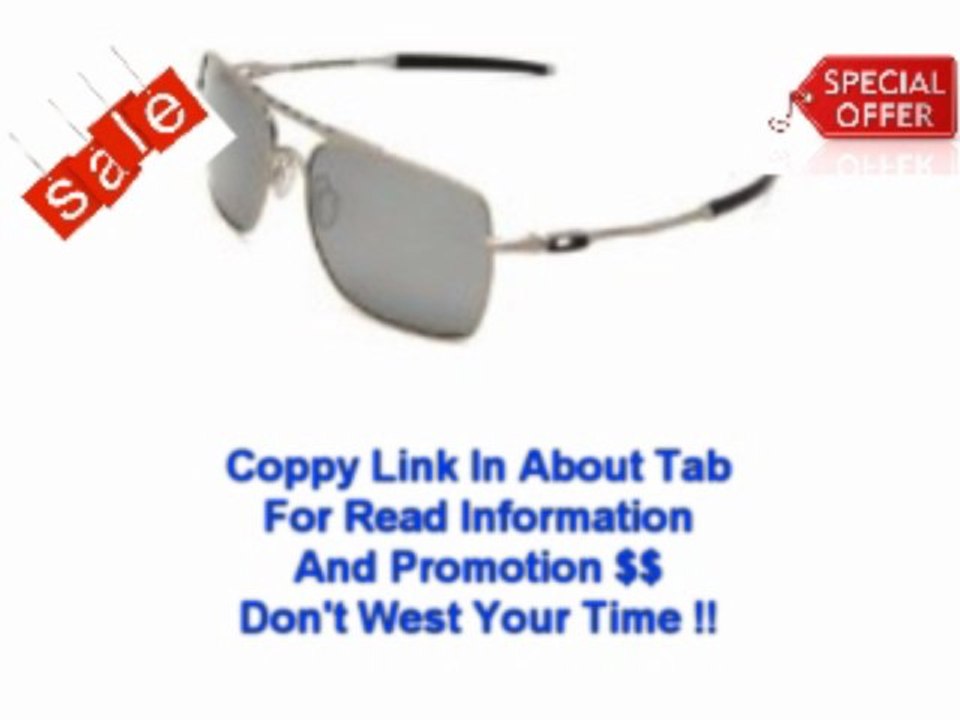 (* View features Oakley Mens Deviation OO4061-06 Polarized Square Sunglasses,Light Frame Black Iridium Polarized Lens,one size Best Buy %)