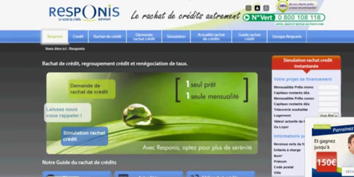 Responis Rachat de crédity en ligne