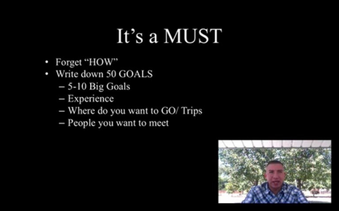 Video 2 How to set goals BIM
