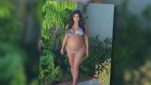Kim K's Last Pregnant Bikini Pics