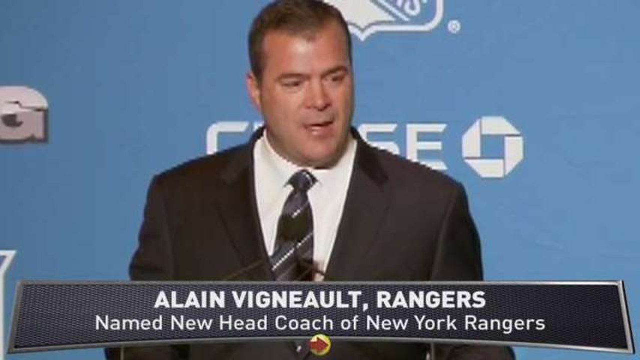 Rangers Introduce Alain Vigneault