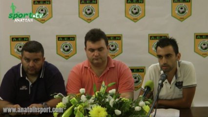 Ο Αντώνης Φούσκης στην παρουσίαση της ΑΕΝ (17-6-2013)