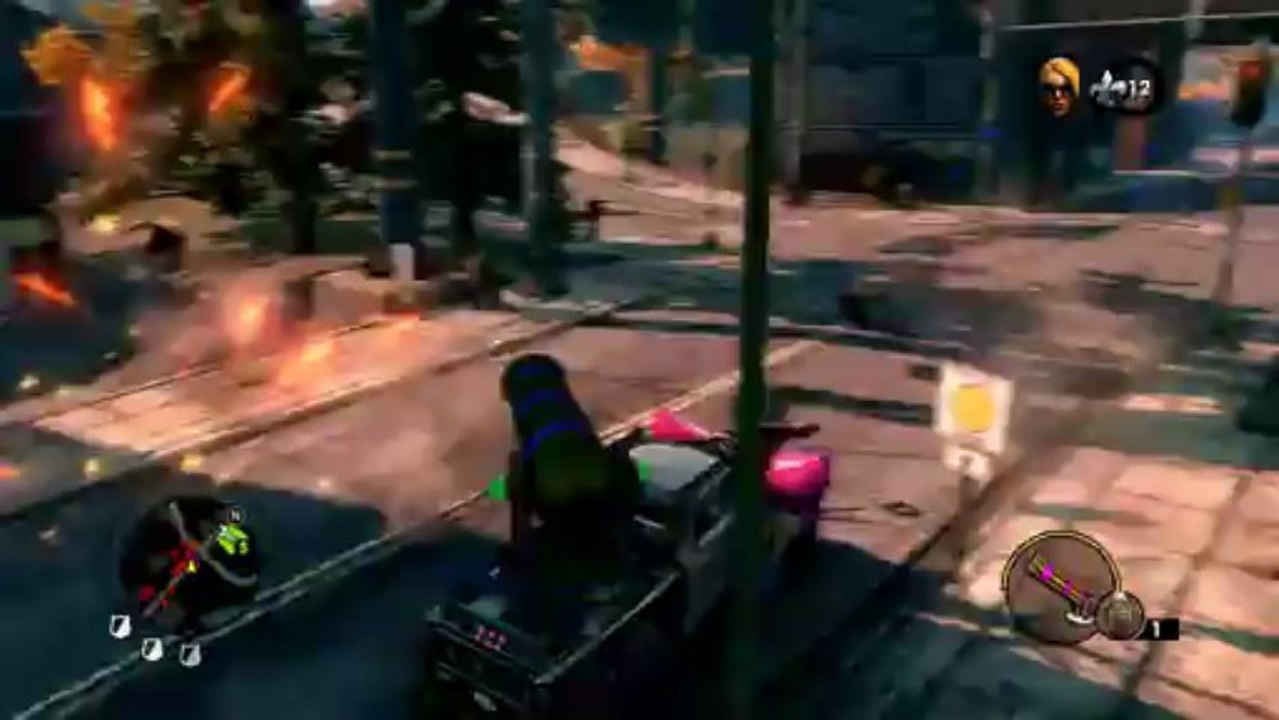 ZOMBIE CHAINSAW EXPLOSIONS! (Saints Row 3 Gameplay/Cheats)