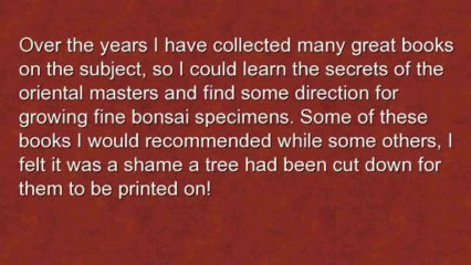 What I Learnt from a Bonsai Beginners Course