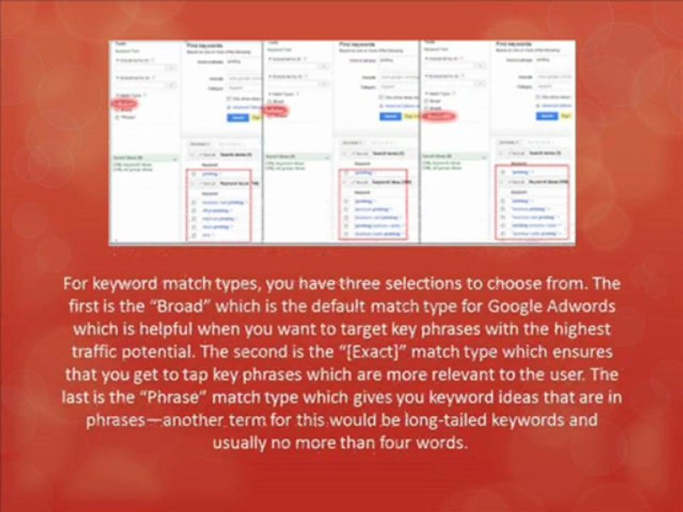 Better Adwords Management: Understanding the Use of Adwords Keywords Tool