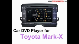 Toyota Mark-X Reiz GPS Navigation Stereo Head Unit