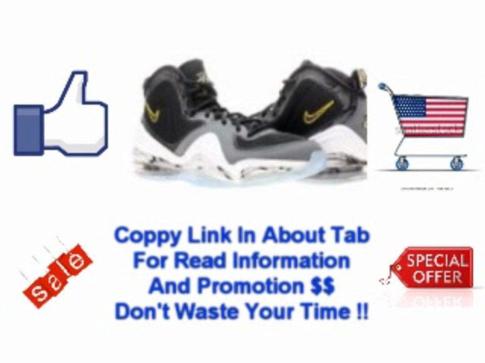 #! Trusting Shipping Nike Men's NIKE AIR PENNY V BASKETBALL SHOES 10 Men US (BLACK BLACK COOL GREY TR YLLW) Top Deals)_