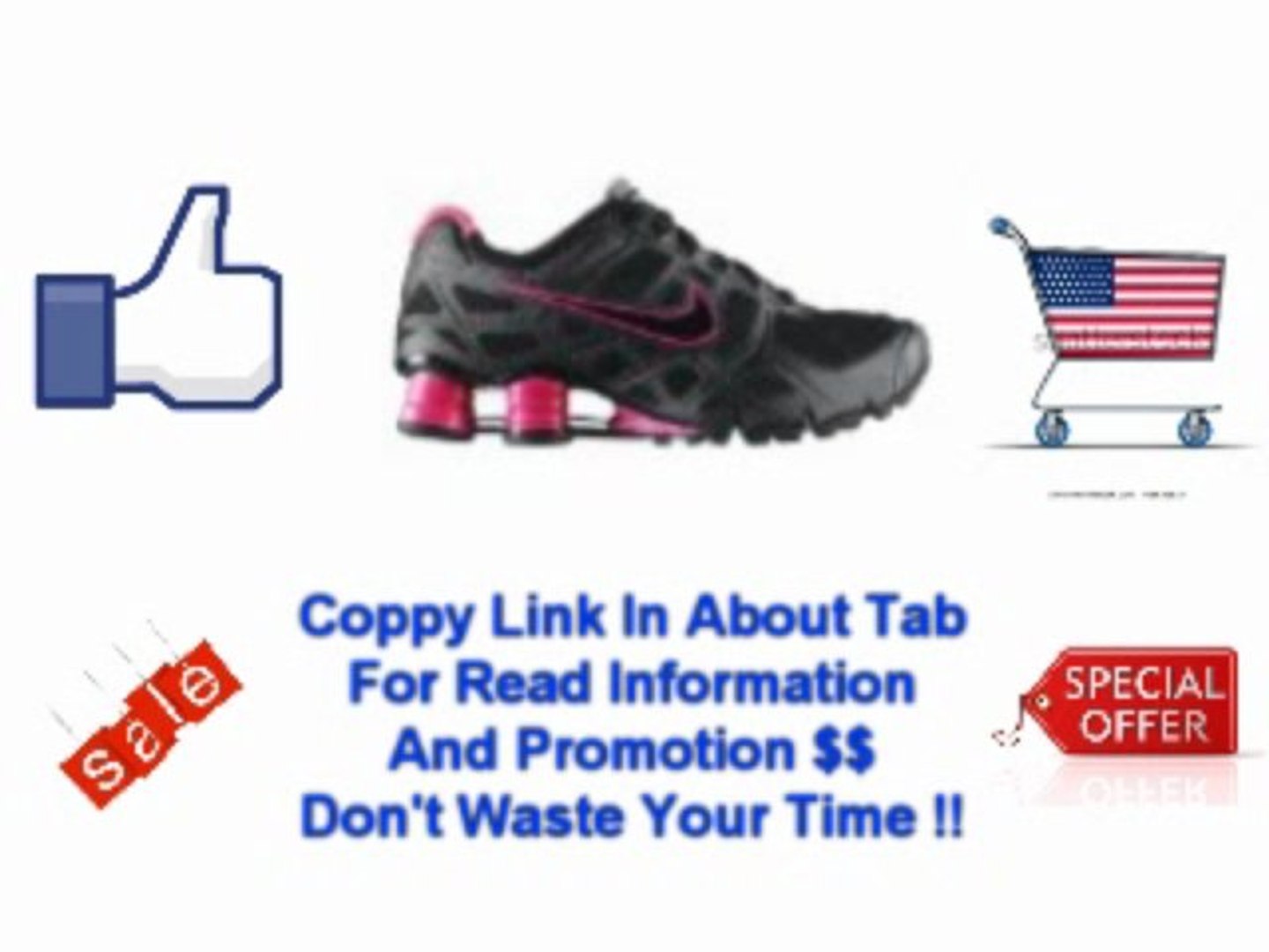 ⁣&% Order Womens Nike Shox Turbo+ 12 Running Shoe Black Metallic Silver Laser Pink Black Size 11 