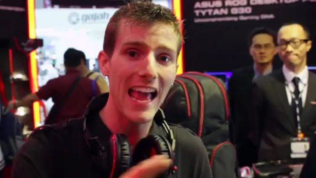 NCIX Asus booth coverage