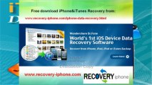 iOS 7 iPhone 5 recovery-Recover lost sms, contacts, photos, video on iPhone 5 iphone 4s