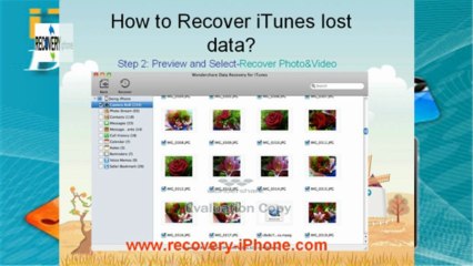 Download Video: How to Recover iPhone Contacts from iTunes Backup