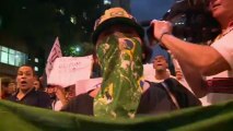 Tens of thousands protest Confed Cup costs in Brazil