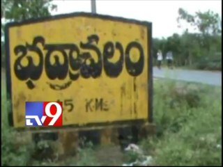 Rain water run off into sea at Dhawaleswaram