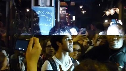 Depart de Darren Criss - Nouveau Casino - Paris - 17/06/13