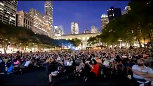 Bryant Park'ta yaz film festivali