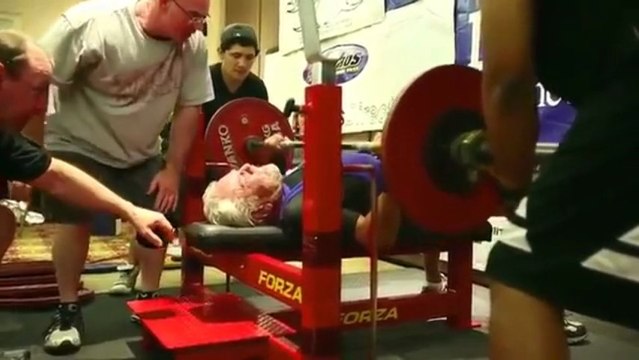 Жим лёжа - 91 год!