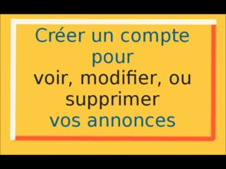 Nouveau site de petites-annonces